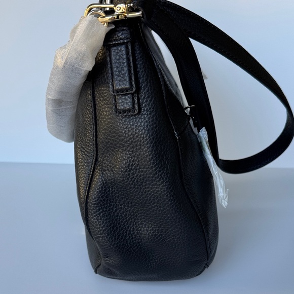 Kate Spade Jackson Street Mylie Black Pebbled Leather Hobo Crossbody Bag - Picture 4 of 16